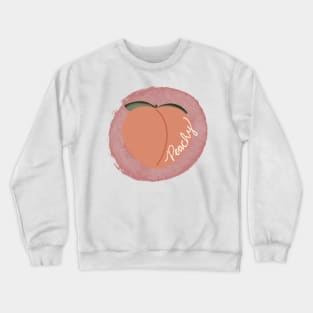 Peachy watercolor Crewneck Sweatshirt